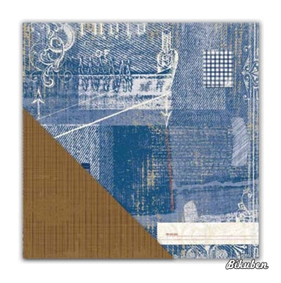Little Yellow Bicycle - Saturdays - Pants & Patches 12x12"