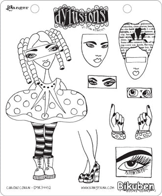 Dylusions - Curious Corrin - Stamps