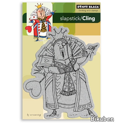 Penny Black - Queen of Hearts - Slapstick stamp