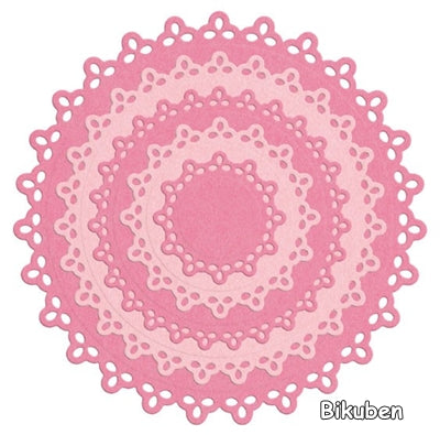 Lifestyle Crafts - Cutting Dies - Nesting Doily Circles