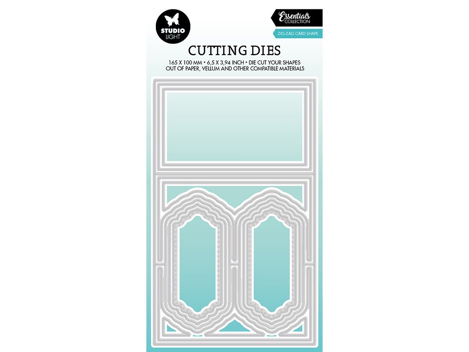 Studiolight - Dies - Essentials - Zig Zag Card Shape