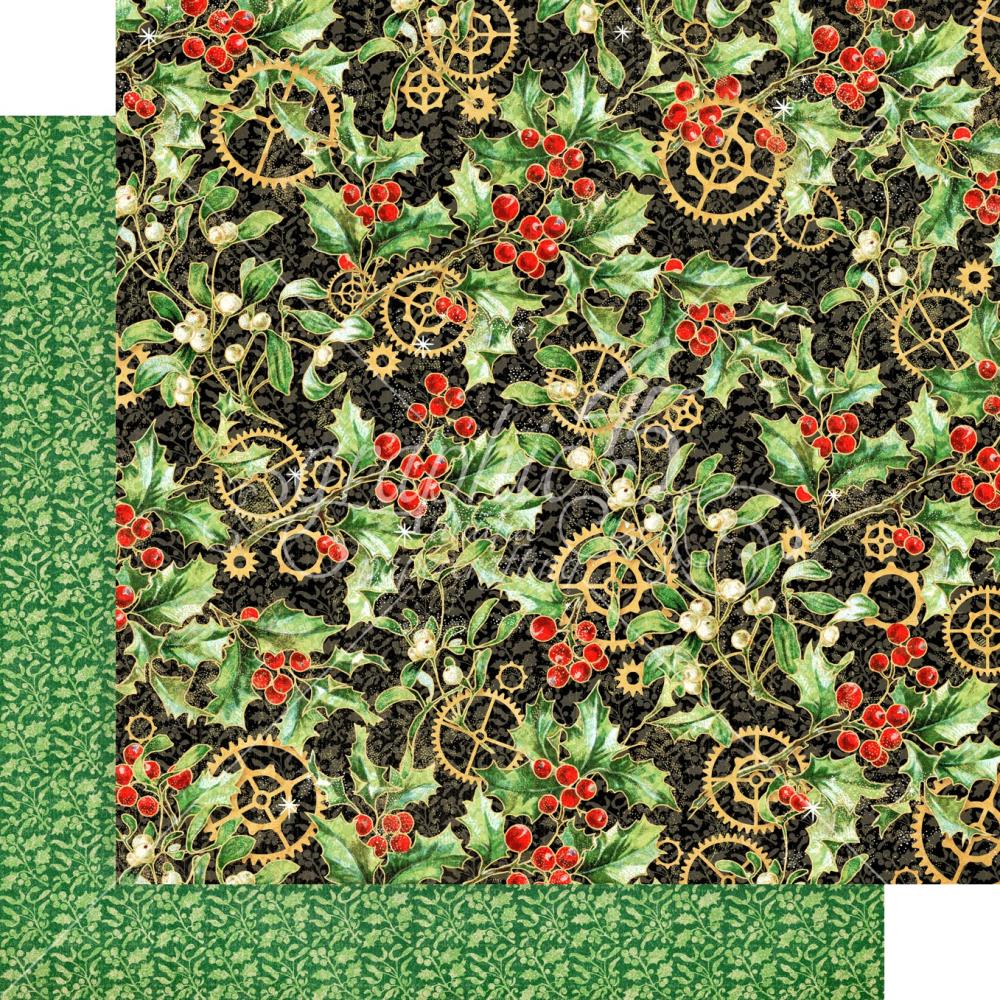 Graphic 45 - Christmas time - Holly & Mistletoe - 12x12"