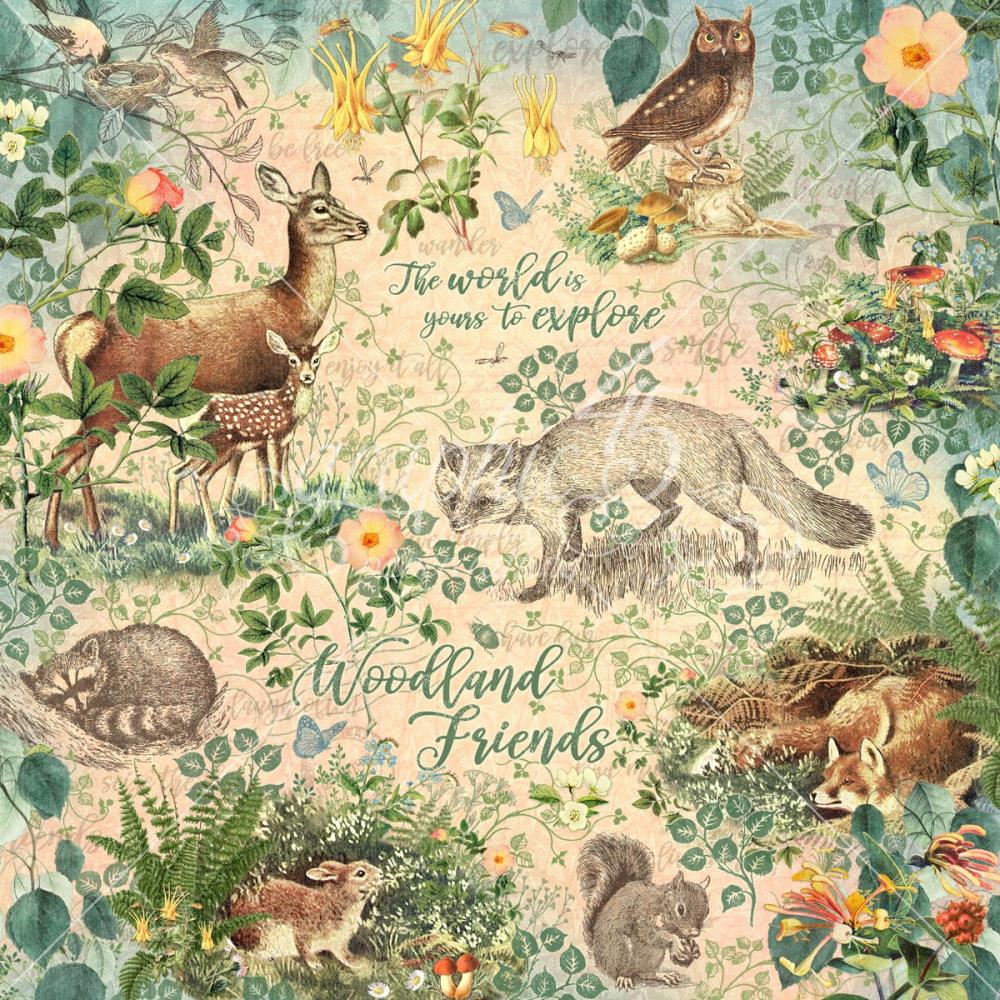 Graphic 45 - Woodland Friends - Woodland Friends - 12x12"