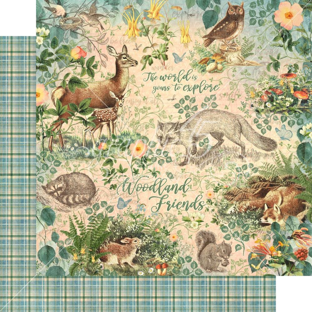 Graphic 45 - Woodland Friends - Woodland Friends - 12x12"