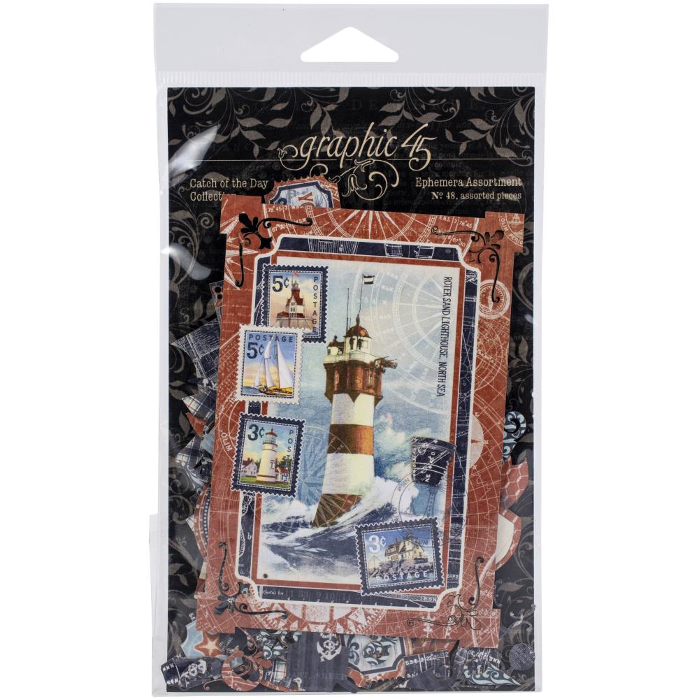 Graphic 45 - Catch of the day - DieCuts