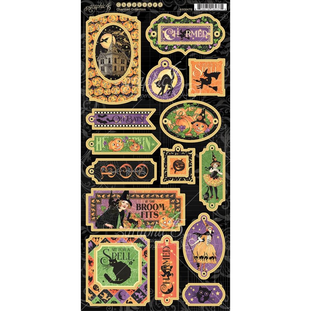 Graphic 45 - Charmed - Chipboard