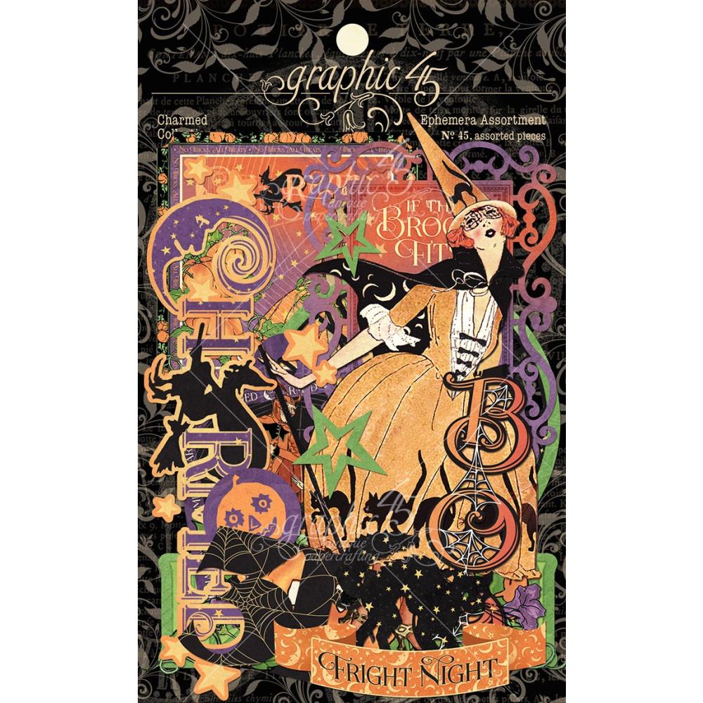 Graphic 45 Charmed Ephemera Die Cuts