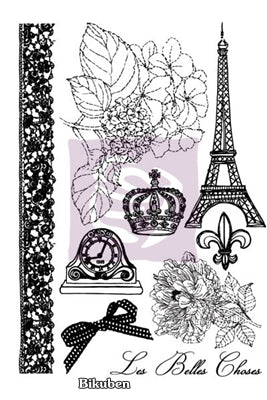 Prima - Cling Stamp - En Francais