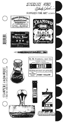 Studio 490 - Wendy Vecchi - Supplies for Art - Rubber Stamp Set