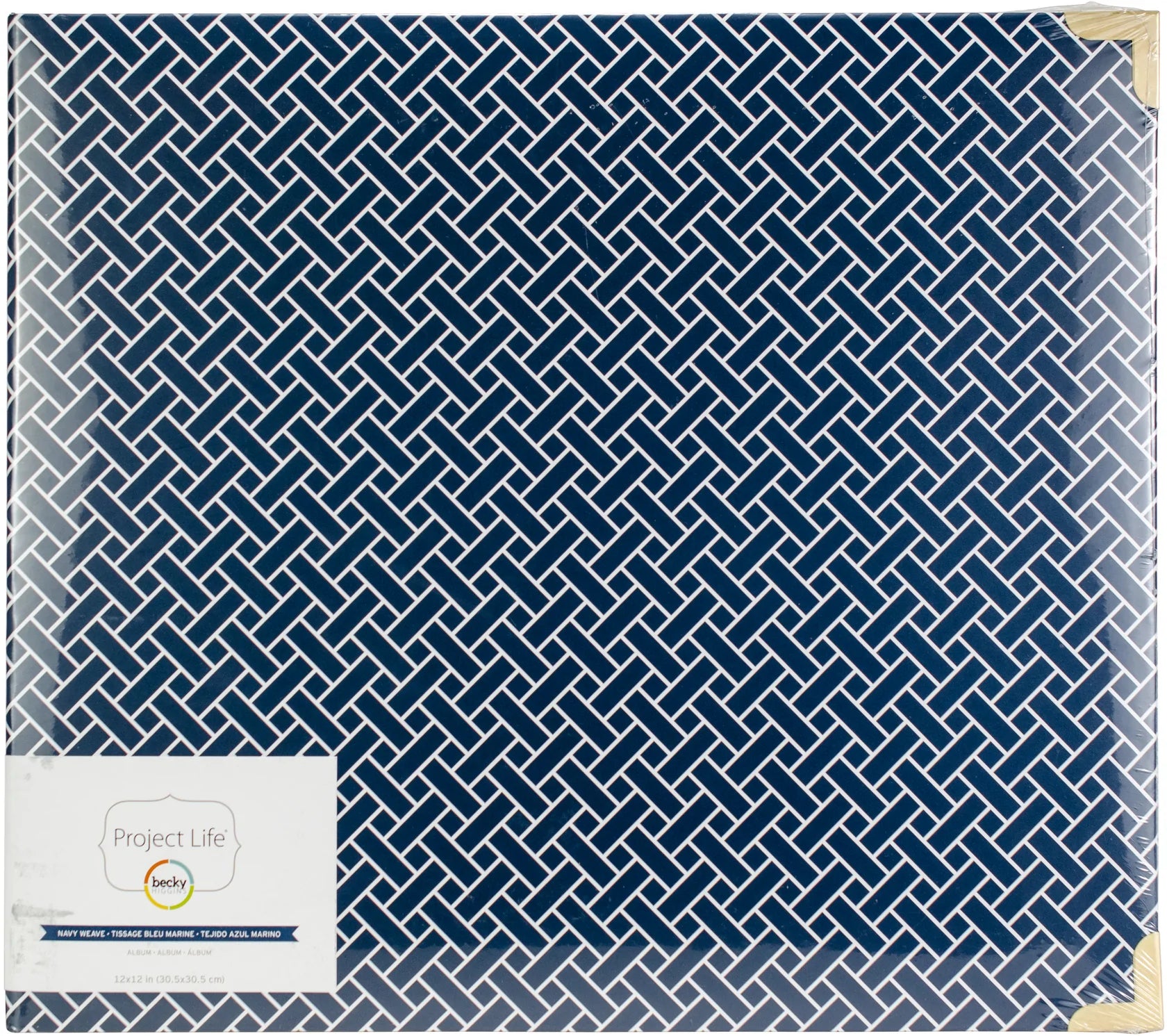 American Crafts - Project Life - 12x12" Album - Navy Weave