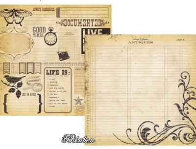 Simple Stories - Documented - Just the Details 12x12"