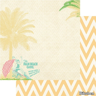 Webster Pages - Palm Beach - Girl 12x12"