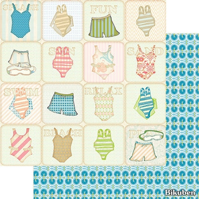 Webster PAges - Palm Beach - Skinny Dipping 12x12"