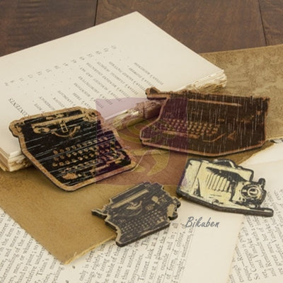 Prima - Wood Embellishments - Type Writer