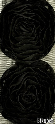 KaiserCraft - Ribbon Rose Large - Black