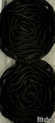 KaiserCraft - Ribbon Rose Large - Black