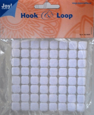 Joy - Hook Loop  Adhesive Kvadrat - Borrelås