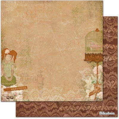 BoBunny - Little Miss - Hannah 12x12"