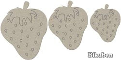 FabScraps - Chipboard - Strawberries