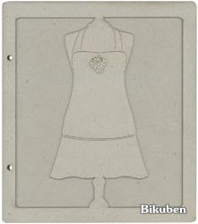FabScraps - Apron Chipboard Album