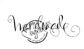 Magnolia - Autumn Leaves Collection - Handmade Text