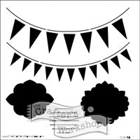 The Crafter's Workshop: Mini Circus banners - Template  6 x 6"