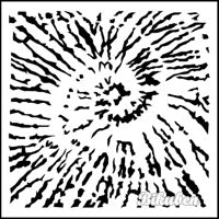 The Crafter's Workshop: Mini Tie Dyed - Template  6 x 6"