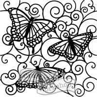The Crafter's Workshop: Mini Flutterby - Template  6 x 6"