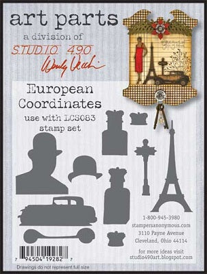 Studio 490 - Wendy Vecchi - ART parts - European Coordinates