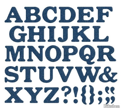 Lifestyle Crafts - Cutting Dies - Jump Rope Alfabet 4x4"