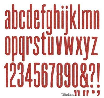 Lifestyle Crafts - Cutting Dies - Lollipop Alfabet 4x4"