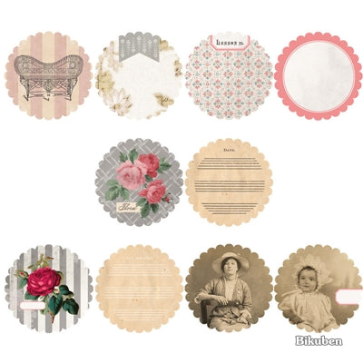 7Gypsies - Trousseau - Scalloped Tag Inserts