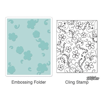 Sizzix - Stamp & Emboss - Flowers & Vines set