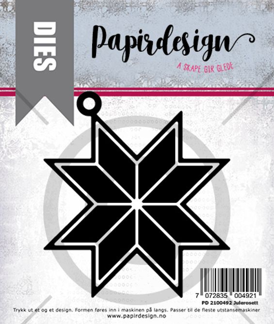 Papirdesign - Dies - Julerosett