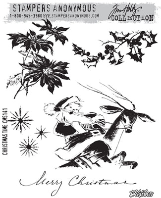 Tim Holtz - Christmas Time - Stamps