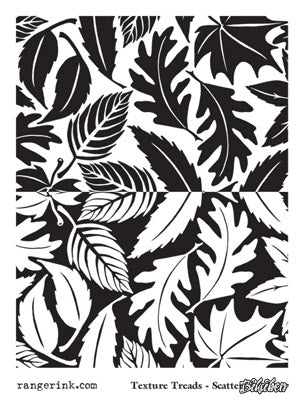 Ranger - Melt Art - Texture Treads - Scattered Leaves