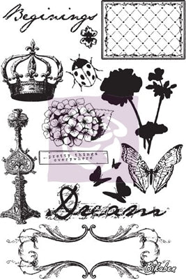 Prima - Cling Stamp - Zephyr
