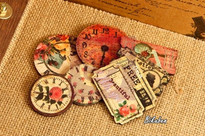 Prima - Wood Clocks & Tickets - Romance Novel