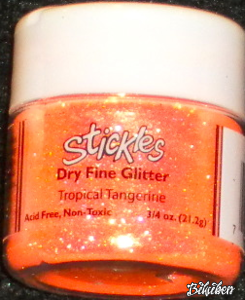 Ranger - Stickles Dry Glitter - Tropical Tangerine