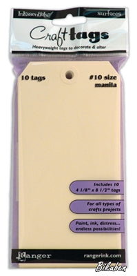 Inkssentials - Craft Tag - Manila size #10