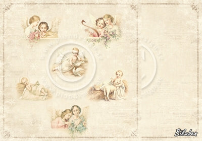 Pion Design - Silent Night - Collage 12x12"