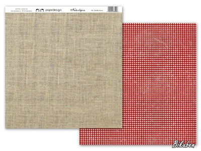 Papirdesign - Naturlig - Strie 12x12"