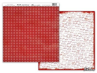 Papirdesign - Mens vi venter.. - Julestrømpe 12x12"