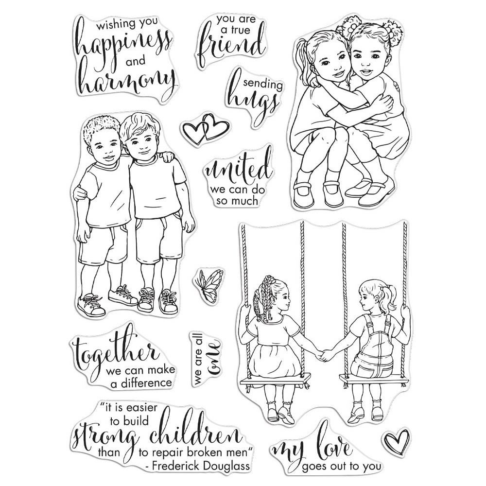 Hero Art - Kids Unite - Clear stamps