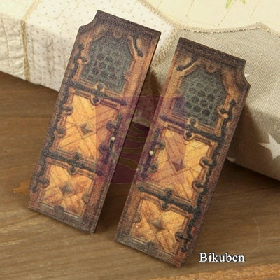 Prima - Wood Decor - Orange doors