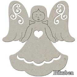 FabScraps - Chipboard Die-cuts - Christmas Angel