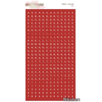 Glitz Design - Yours Truly - Alpha Stickers - Red