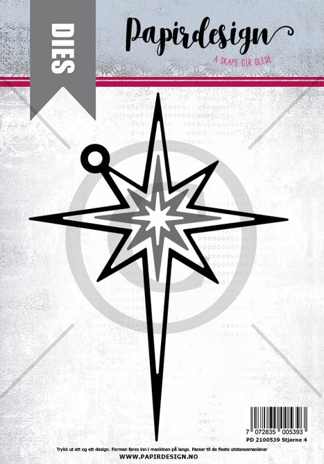 Papirdesign - Dies - Stjerne 4