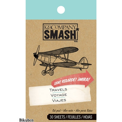 K&Company - Smash List Pad - Travels