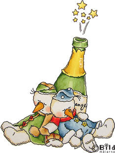 Bildmålarna: After 12 Snowman - Stamp